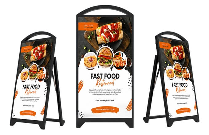 Portable LED Poster Display