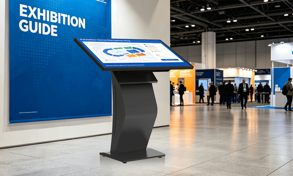 YINGLUX Touch Screen Kiosk at Exhibition