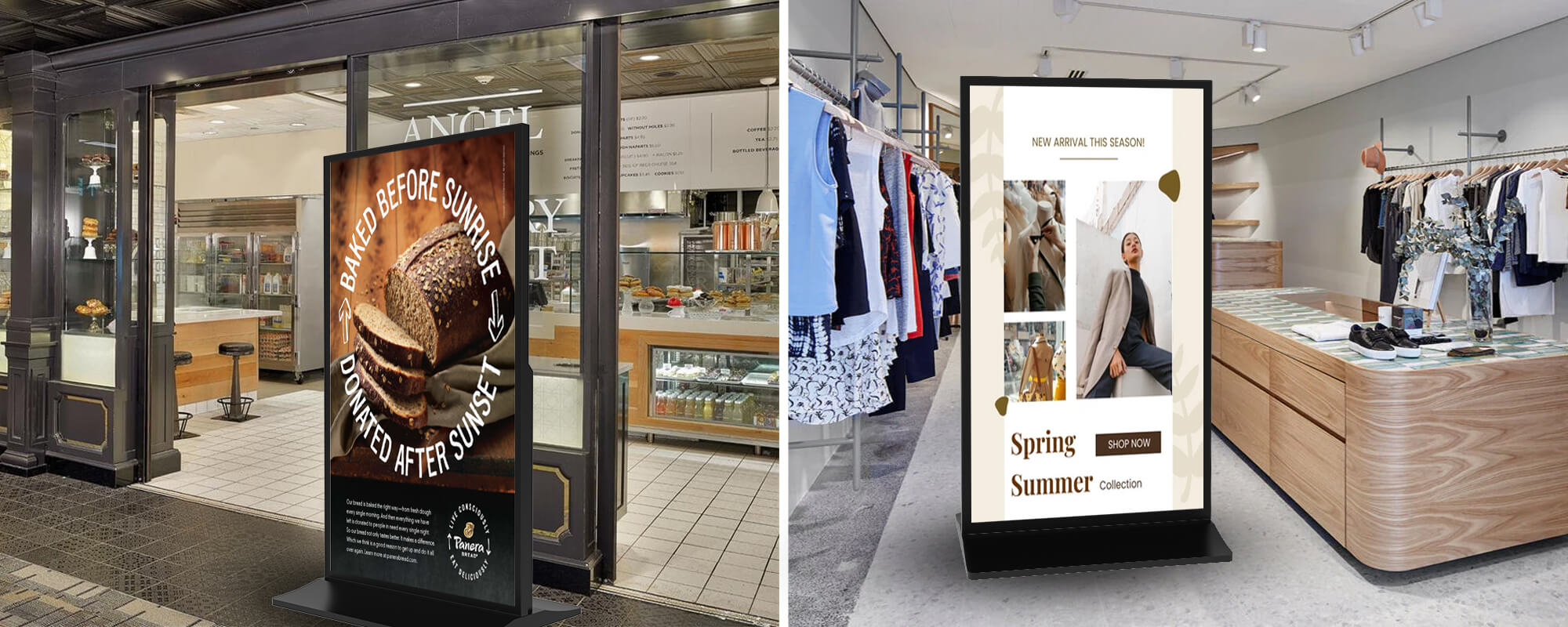 Full Screen Digital Signage in Retail Store