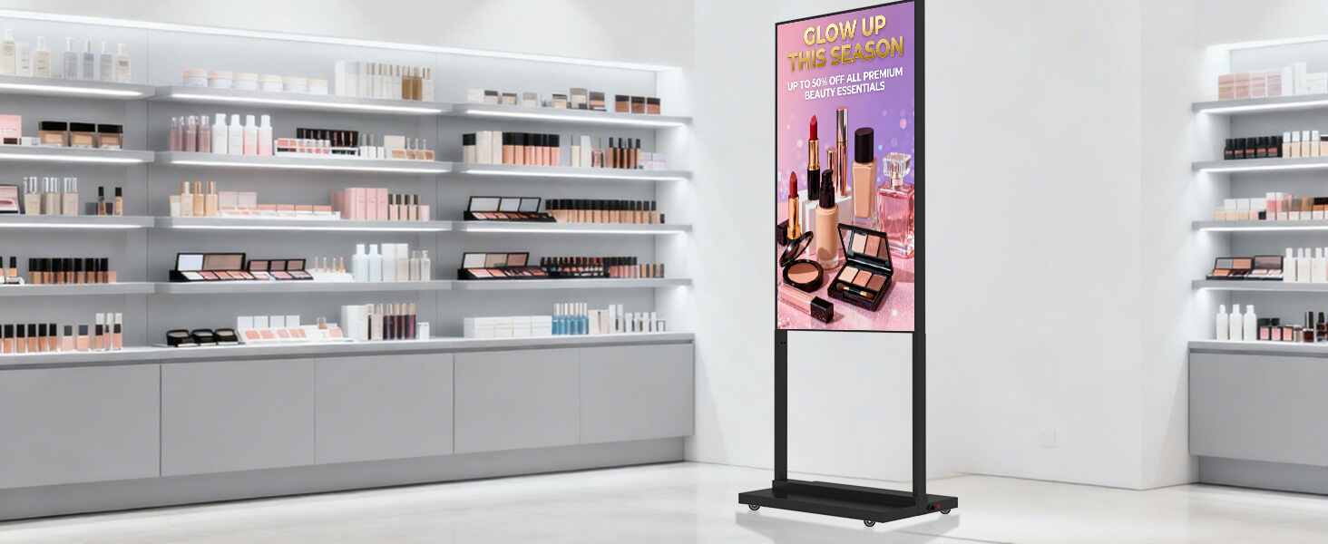 YINGLUX Digital Signage in Hotel Lobby