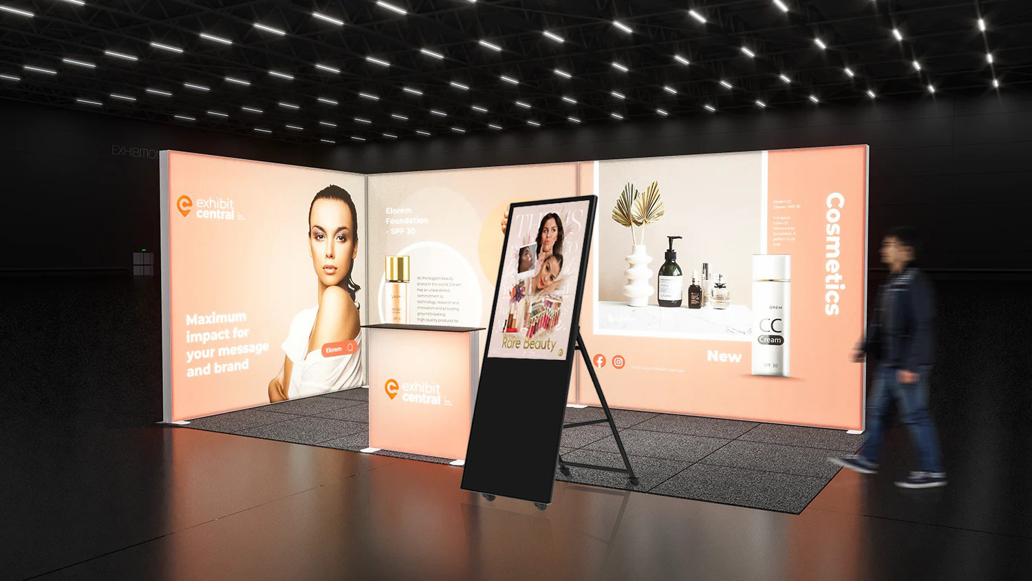 Indoor Portable Signage in Retail