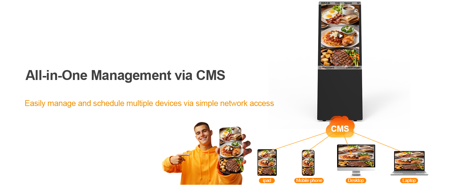 YINGLUX Indoor Signage CMS Remote Management