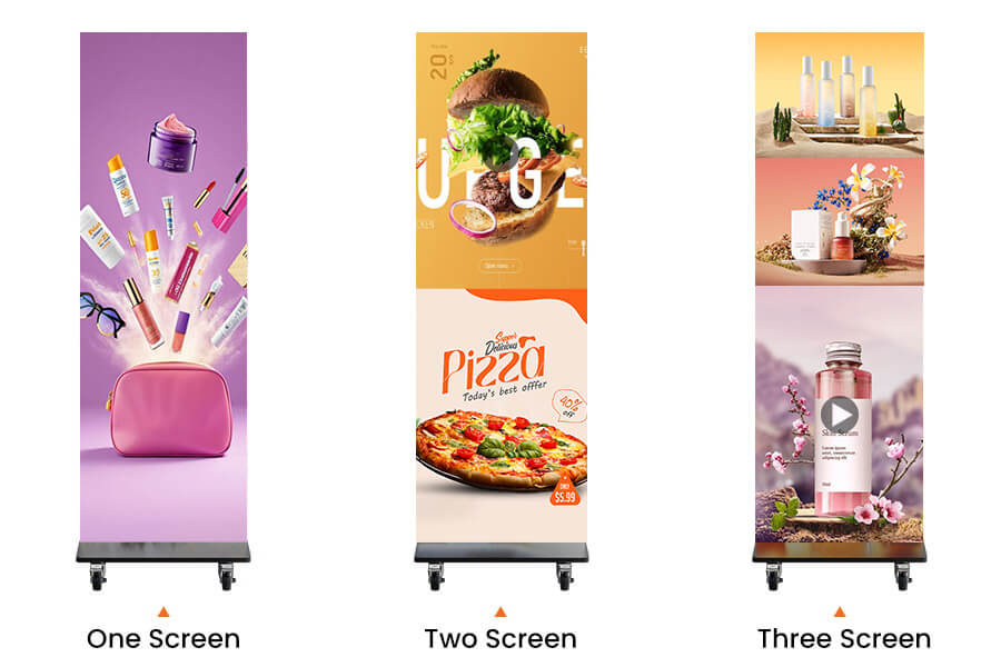 YINGLUX LED Poster Display Creative Multi-screen Setup