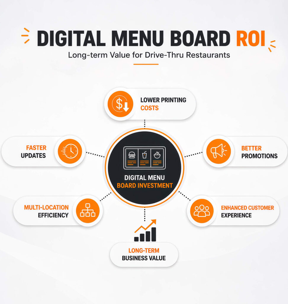 ROI and business value of digital menu board investment