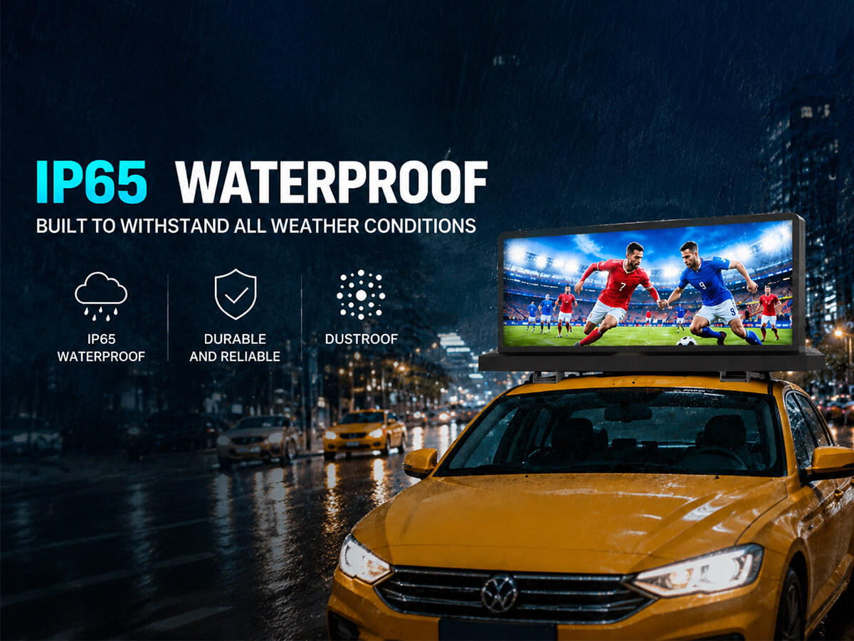 YINGLUX IP65 Waterproof Taxi Top LED Display