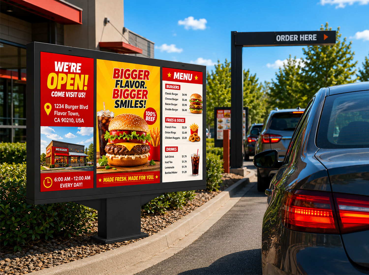 Drive-thru menu board procurement guide cover image