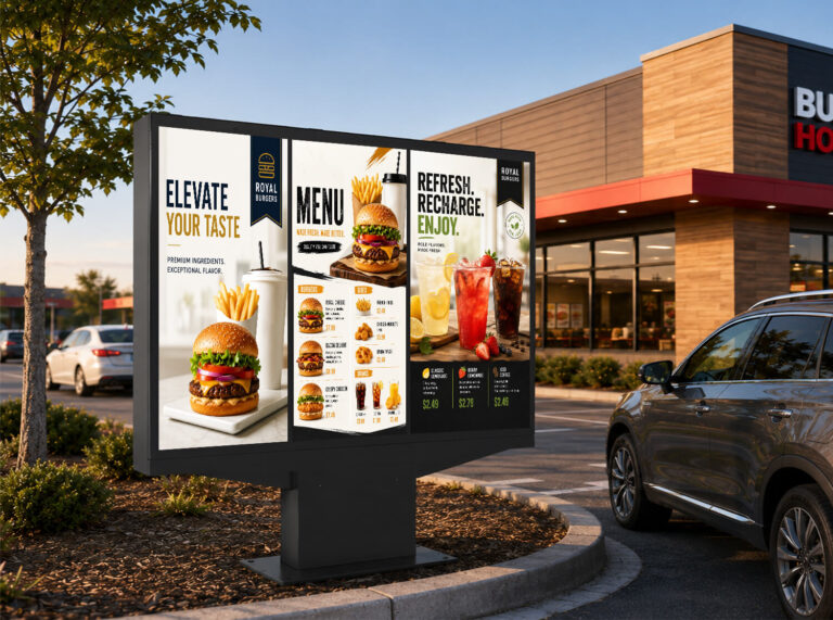 Drive-thru menu board cover image for restaurant operators