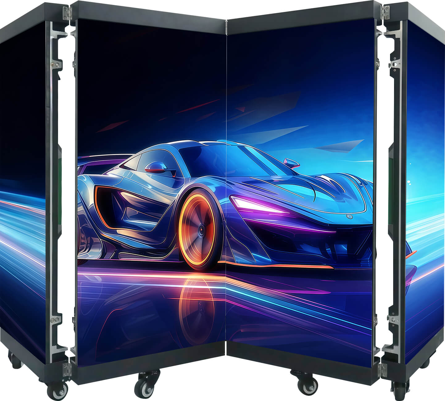LED DJ Booth 4-Fold