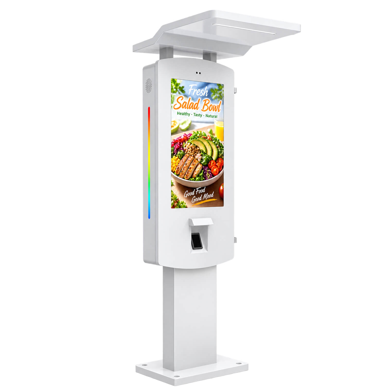 Outdoor Ordering Kiosk with Canopy