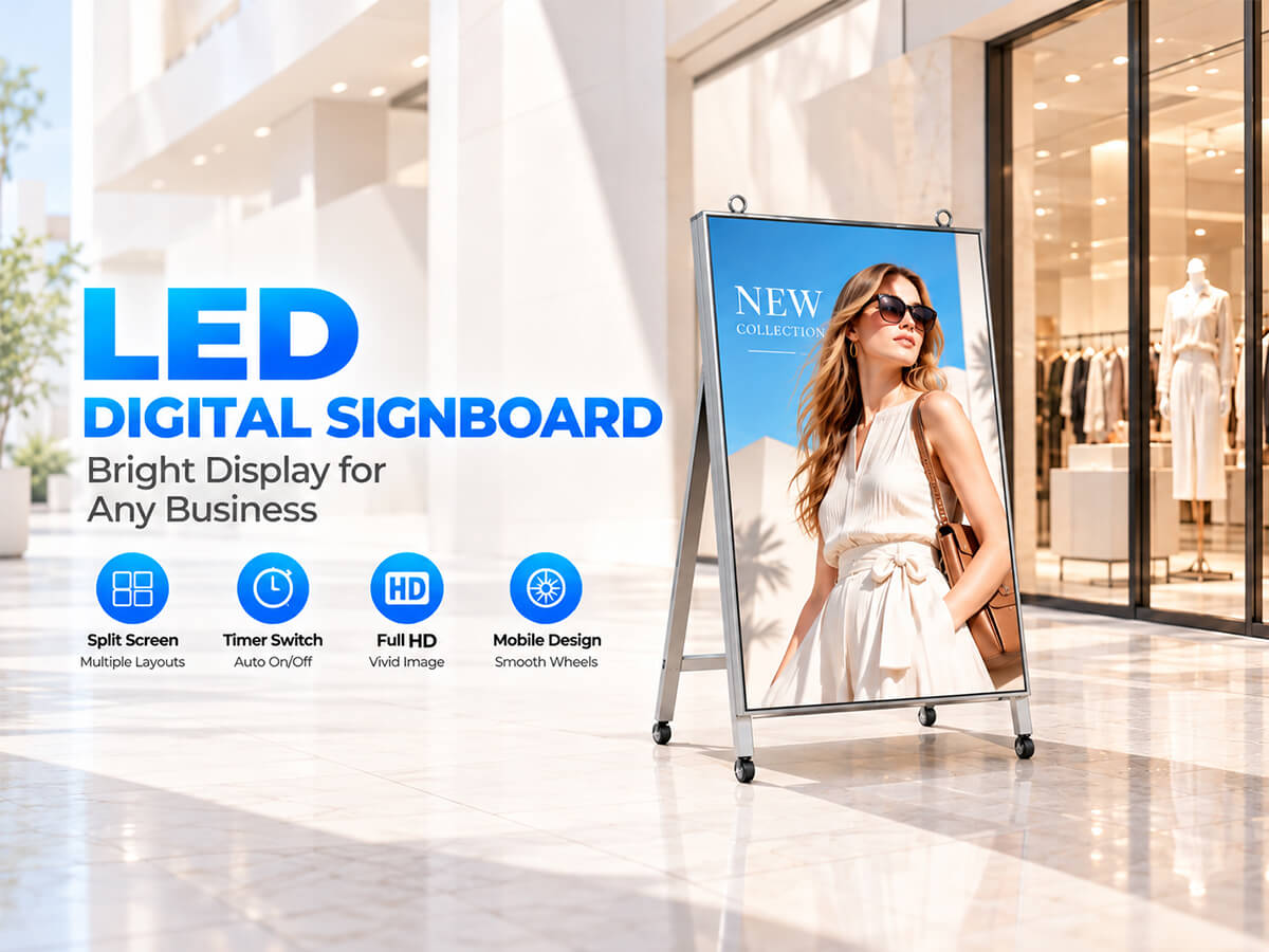 YINGLUX LED Digital Signboard Bright Display for Any Business